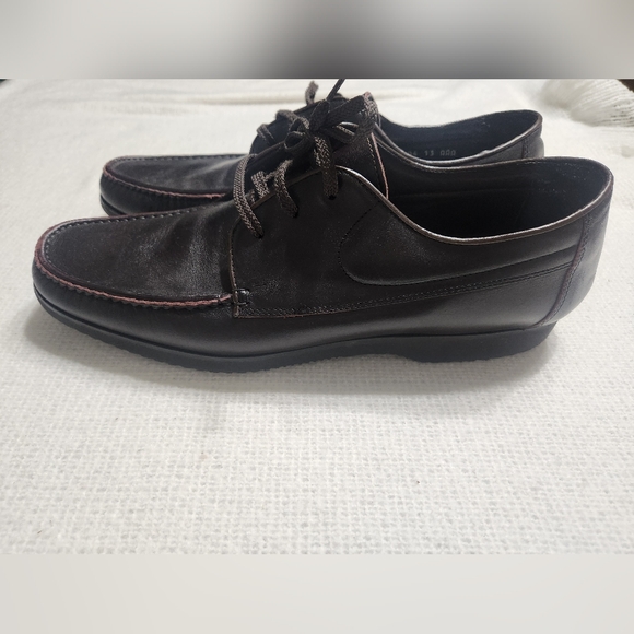 Men's Classic Brown Wright Walker Leather Shoes Size 11 1/5 - Picture 3 of 7